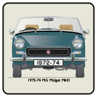 MG Midget MkIII (Rostyle wheels) 1972-74 Coaster 3